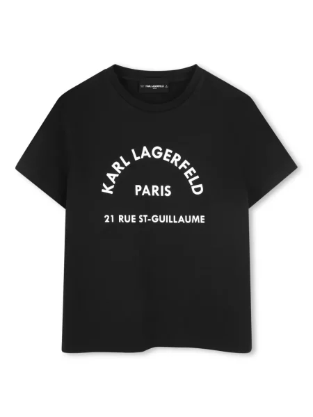 Koszulka dziecięca Karl Lagerfeld czarna