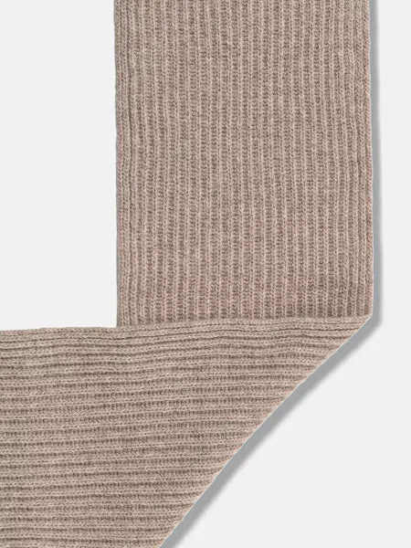 Однотонный шарф United Colors Of Benetton коричневый