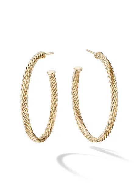 Cercei David Yurman galben