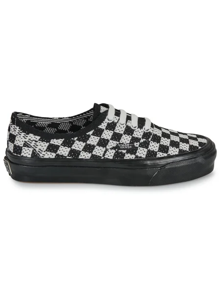 Kockované tenisky Vans Authentic čierna