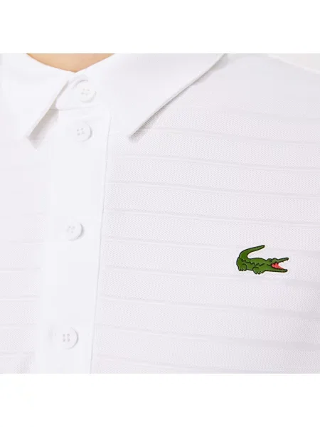 Lacoste Koszulka Polo Sport W Paski biała