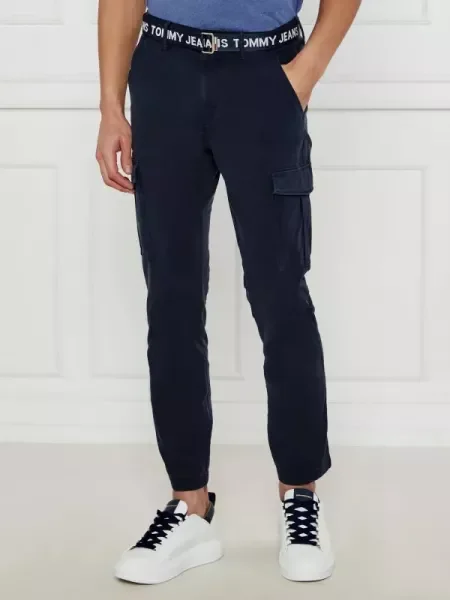 Tommy Jeans Cargo nadrág AUSTIN kék