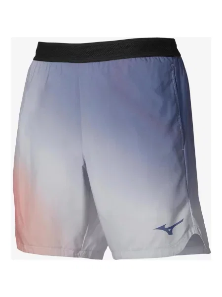 Szorty Mizuno Tennis niebieski jasny czerwony S biały