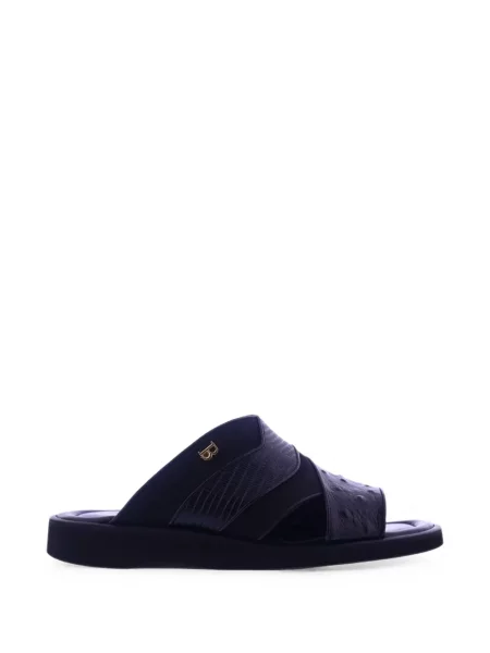 Sandale Paris Punk din piele negru