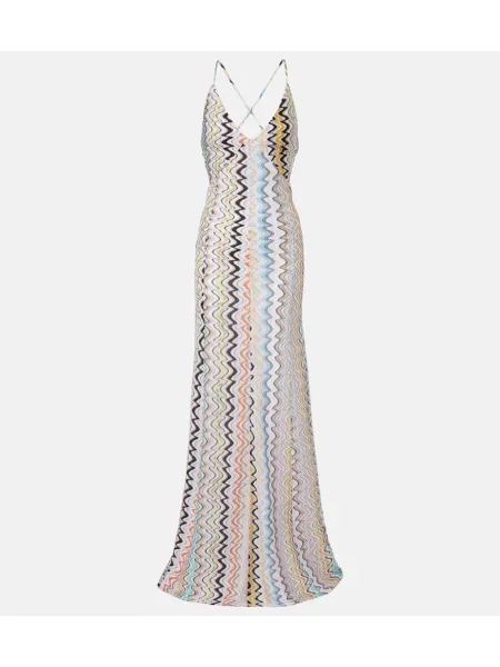 Rochie maxi Missoni bej