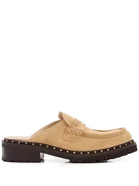 Papuci tip mules Golden Goose auriu