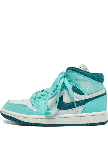 Sneakerși Jordan Air Jordan 1 din piele verde