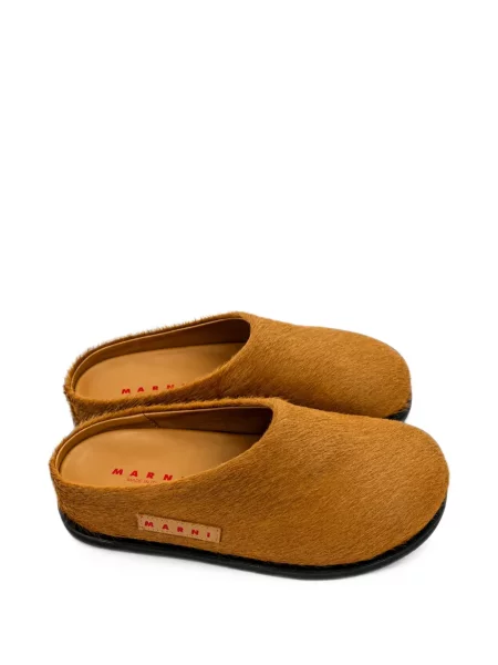 Dětské mules Marni hnědé