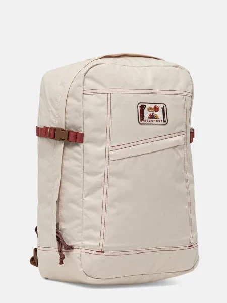Однотонный большой рюкзак Doughnut бежевый