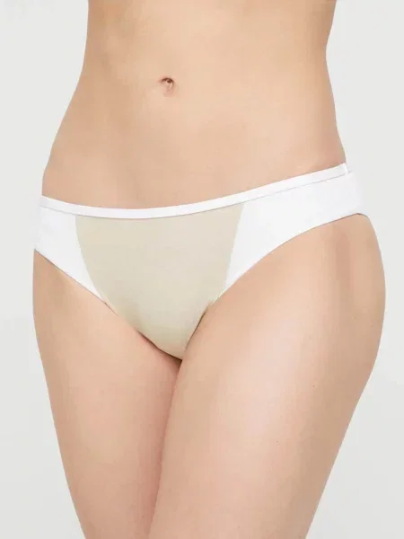Dvoudílné plavky Emporio Armani zlatá vyztužený košík