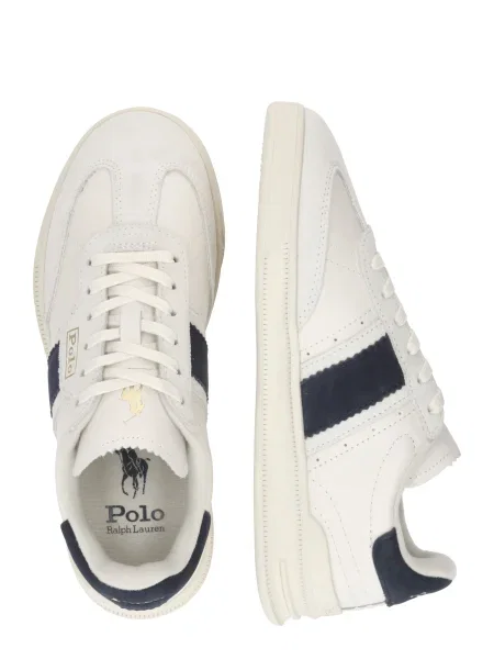 Polo Ralph Lauren Nízke tenisky HTR AERA námornícka modrá / zlatá / šedobiela / prírodná biela