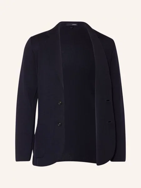 Lardini Sako Z Úpletu Extra Slim Fit tmavě modrá