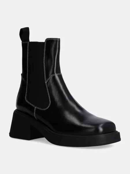 Vagabond Shoemakers ghete chelsea de piele DORAH femei cu drept negru