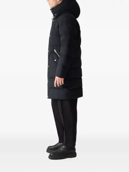 Palton Mackage cu glugă negru
