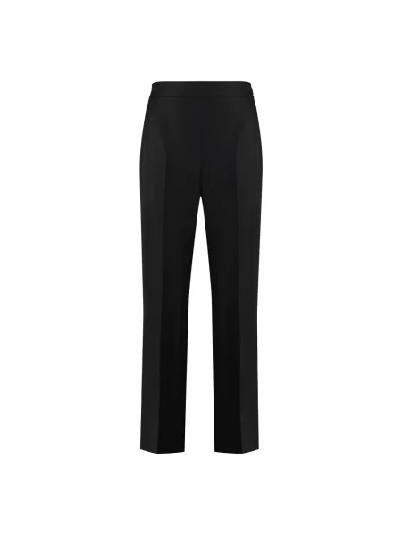 Haftowane spodnie Gucci dzwony czarne