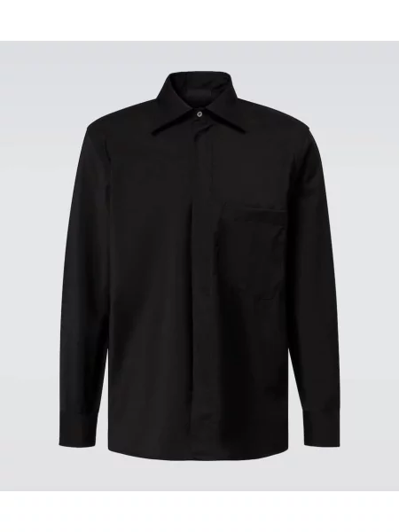 Volnena srajca Saman Amel črna