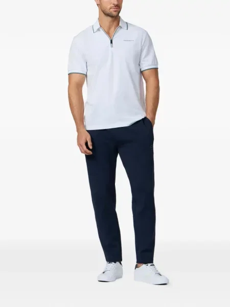 Tricou polo Hackett London alb