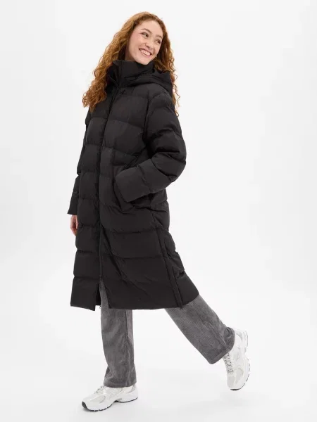 Samsøe Samsøe Pikowany płaszcz Saseri Puffer Kobiety jednolity S czarny