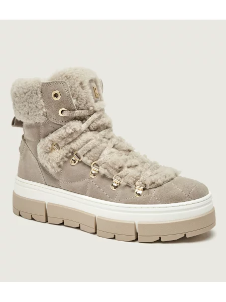 Bogner Bocanci Vaduz S 5 | piele întoarsă | lână | shearling bej