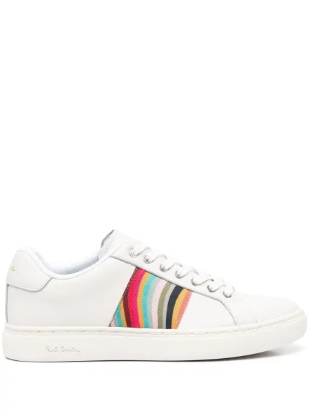 Sneakerși Paul Smith cu șireturi cu dungi din dantelă