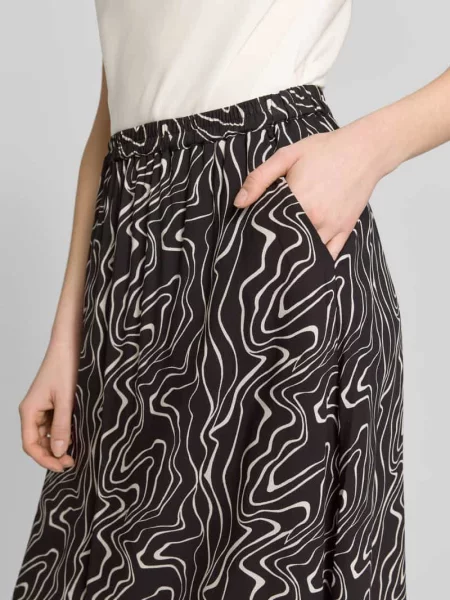 Rozkloszowana długa spódnica z czystej model EASY JOY' Vero Moda czarna