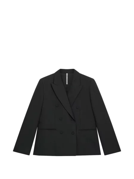 Sacou Liviana Conti cu două rânduri de nasturi negru