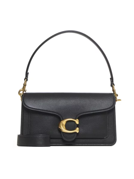 Coach torebka skórzana Tabby 26 beżowy czarna