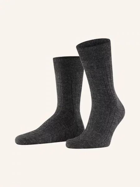 Falke Ponožky Teppich Im Schuh Z Merino Vlny anthra.mel