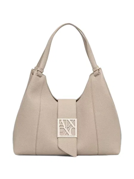 Geantă shopper Armani Exchange cu autograf
