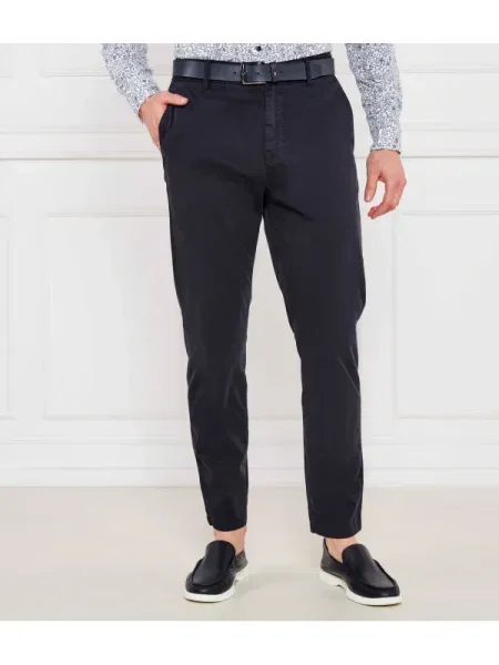BOSS ORANGE Pantaloni chino | Tapered fit portocaliu