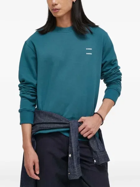 Hanorac Samsøe Samsøe cu autograf albastru