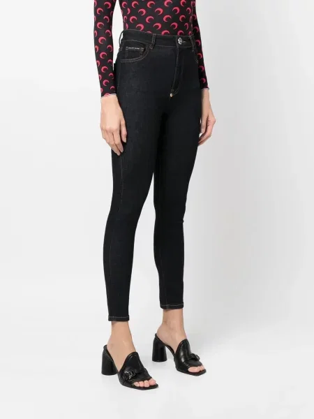 Skinny skinny džíny Philipp Plein modré