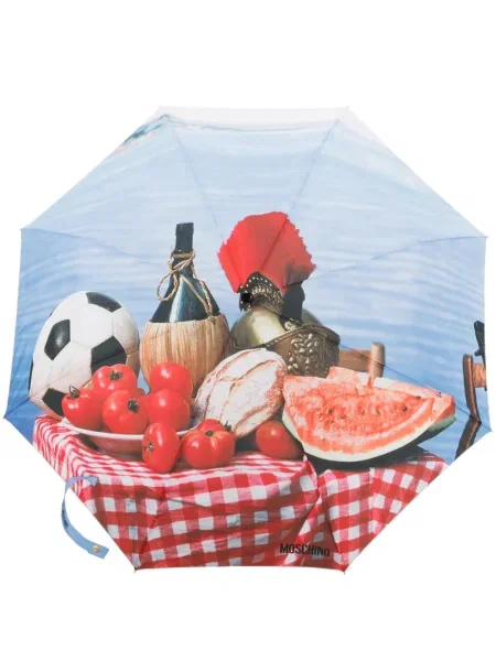 Umbrelă Moschino cu imagine albastru