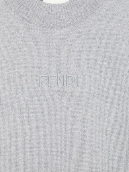 Sukienka dziecięca Fendi szara
