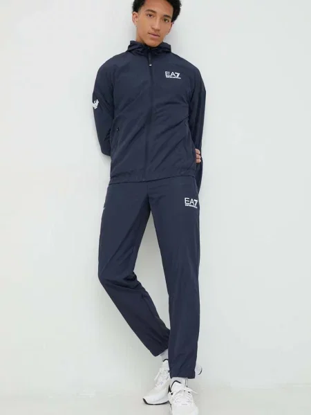 Komplet dresowy Ea7 Emporio Armani niebieski