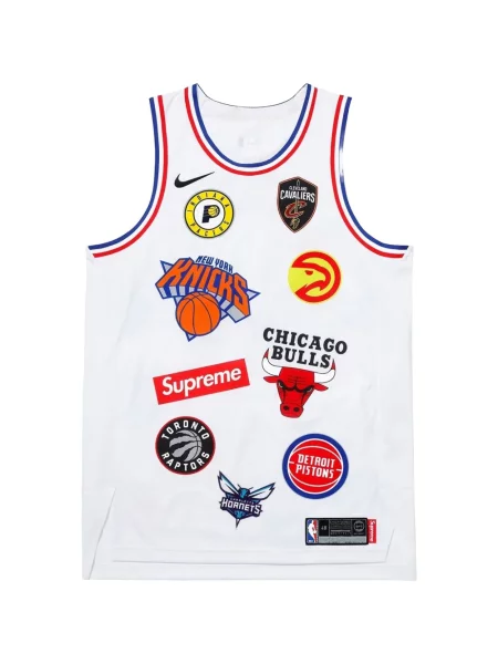 Cămașă Supreme din jerseu alb