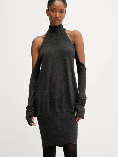 PRESSIAT sweter szary