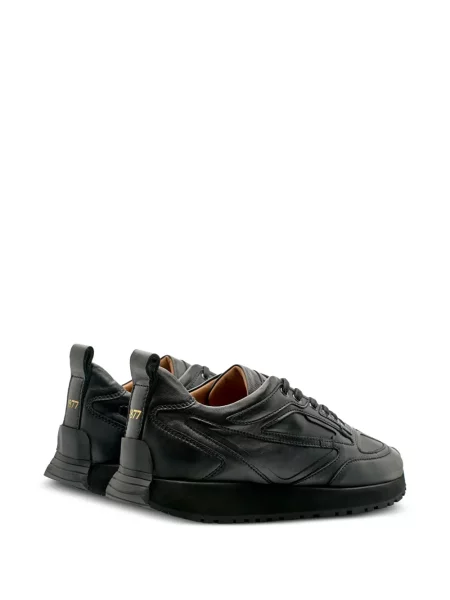 Sneakerși Lottusse din piele negru