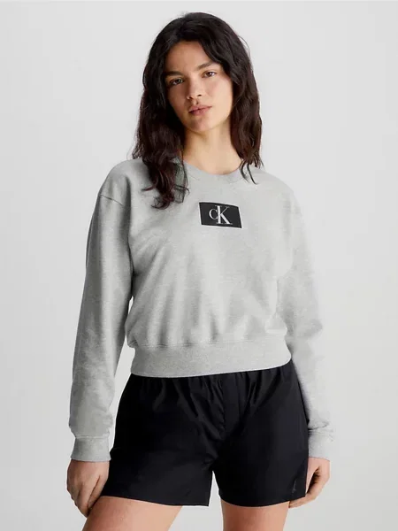 Calvin Klein Underwear Sweatshirt Світшот Бавовна/перероблена сірий