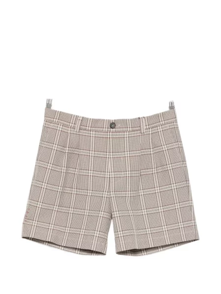 Pantaloni scurți Amaranto în carouri