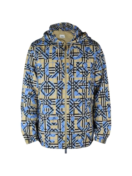 Geacă Burberry cu glugă cu imagine
