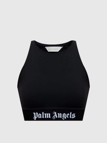 Топ з візерунком логотипа Palm Angels чорний