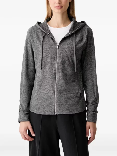 Hanorac cu glugă Dkny cu cordon gri