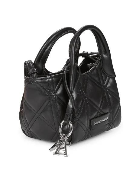 Shopper kabelka Emporio Armani čierna
