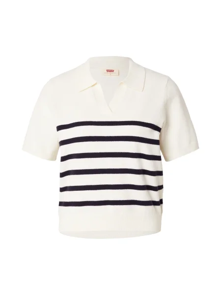 LEVI'S ® Pulover Super Soft Polo Sweater negru alb