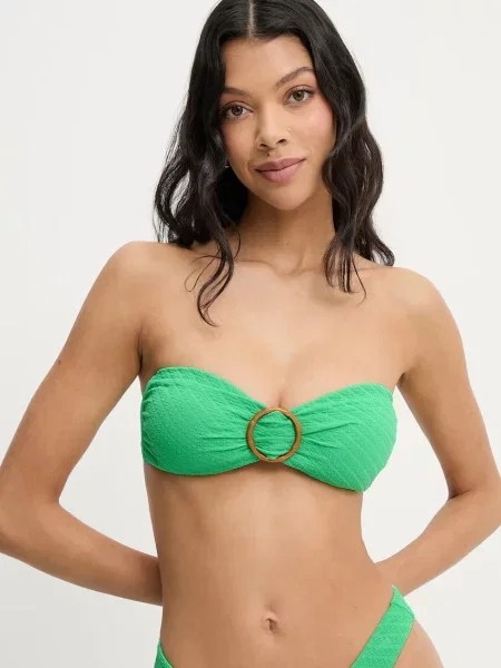 Rip Curl plavková podprsenka CUSTOM RIB zelená