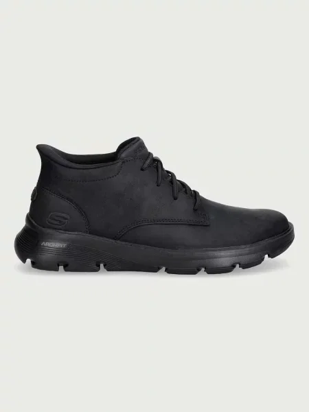 Skechers GARZA-RIDLEY sneakers pánske kožené čierna