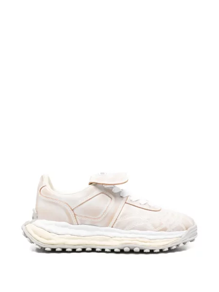 Sneakerși Maison Mihara Yasuhiro cu șireturi din dantelă alb