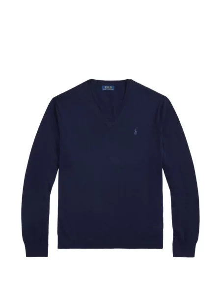 Gulerat șosete Polo Ralph Lauren de lână cu dungi negru