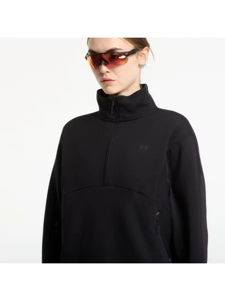 Φούτερ Under Armour Unstoppable Fleece HZ Ultimate Black/ Ultimate Black S μαύρο